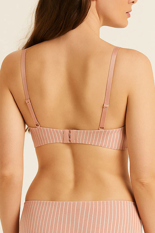 Bra de algodón sin varilla