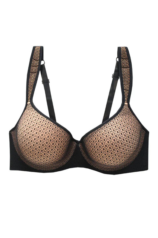 Bra de encaje con tirantes acolchados